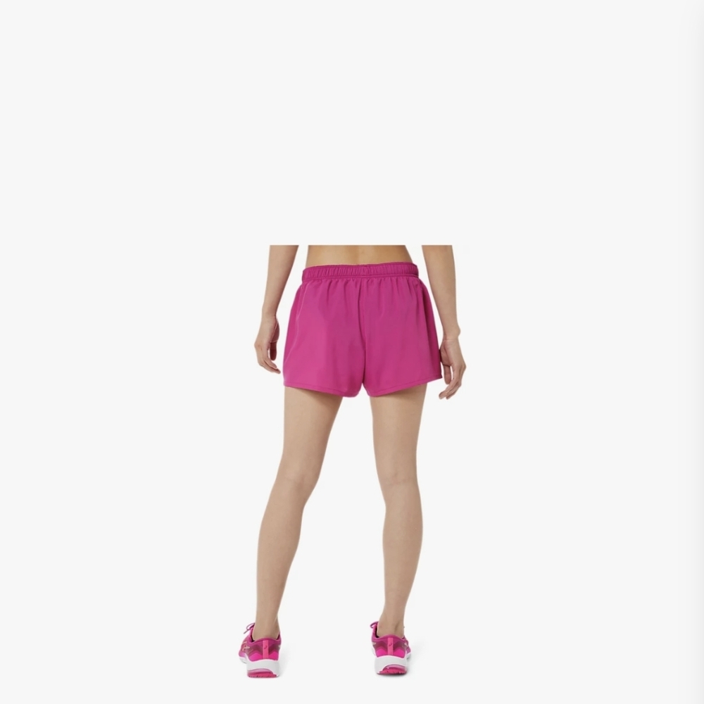 Asics Running Woven Shorts W/ Liner PINK l Fitness Gym Athletic Women’s Size XS